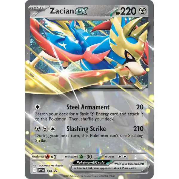 Pokemon Trading Card Game Scarlet & Violet Promos Ultra Rare Zacian ex SVP198