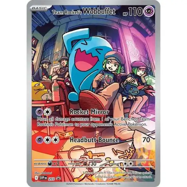 Pokemon Scarlet & Violet Promo Team Rocket's Wobbuffet SVP203