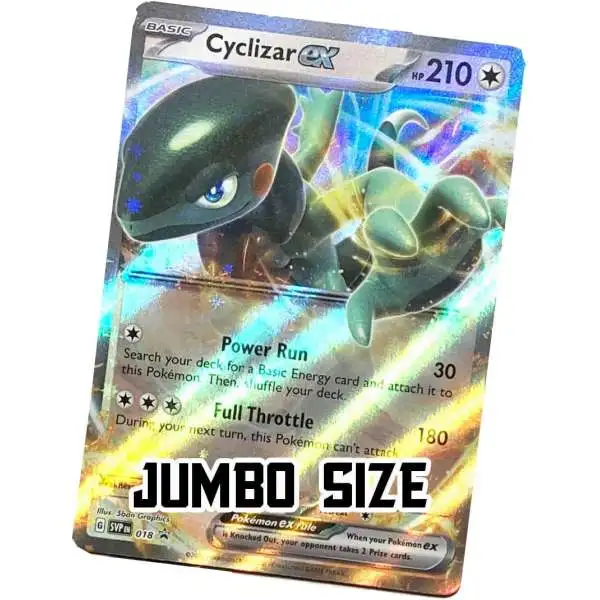 Pokemon Scarlet & Violet Promo Cyclizar ex SVP018 [JUMBO Size]