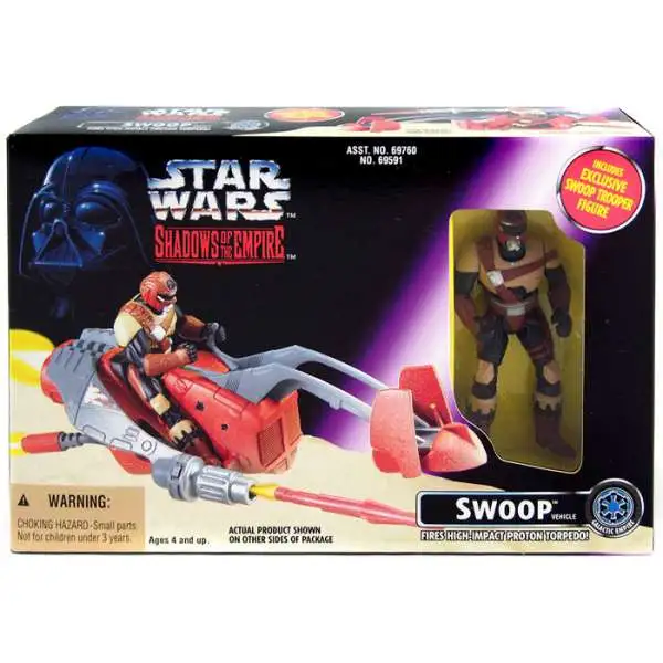 Star Wars Expanded Universe Power of the Force POTF2 Shadows of the Empire Swoop Bike Action Figure Vehicle