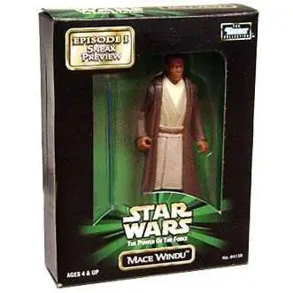 Star Wars Phantom Menace Power of the Force POTF2 Kenner Collection Mace Windu Exclusive Action Figure [Damaged Package]