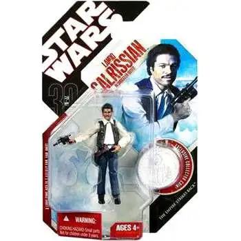 Star Wars The Empire Strikes Back 2007 30th Anniversary Wave 6 Lando Calrissian in Smuggler Outfit Action Figure #39