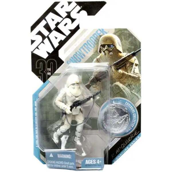 Star Wars Expanded Universe 2007 30th Anniversary Wave 6 Snowtrooper Action Figure #42 [McQuarrie Concept]