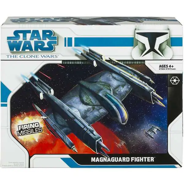 Star Wars Clone Wars 2008 Magna Guard Fighter Action Figure Vehicle