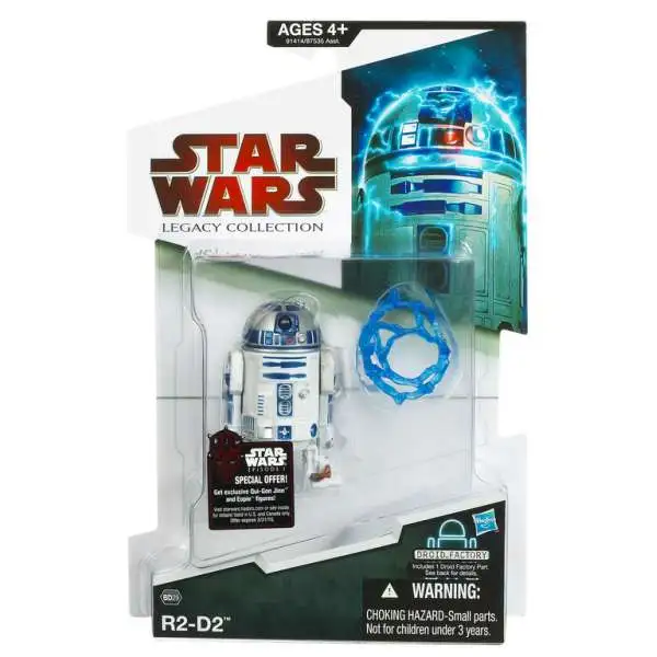 Star Wars A New Hope 2009 Legacy Collection Droid Factory R2-D2 Action Figure BD29 [Restraining Bolt & Jawa Stun Net]