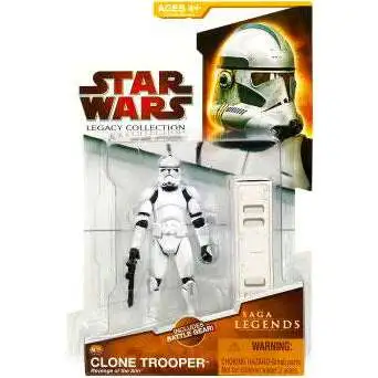 Star Wars Revenge of the Sith 2009 Legacy Collection Saga Legends Clone Trooper Action Figure SL12 [Revenge of the Sith]