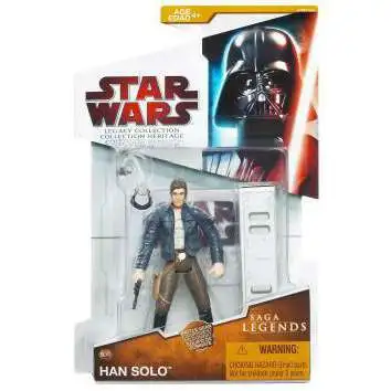 Star Wars The Empire Strikes Back 2009 Legacy Collection Saga Legends Han Solo Action Figure SL16 [Asteroid Exploration]