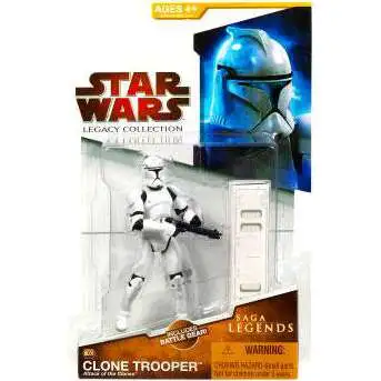 Star Wars Attack of the Clones 2009 Legacy Collection Saga Legends Clone Trooper Action Figure #4 [Attack of the Clones]