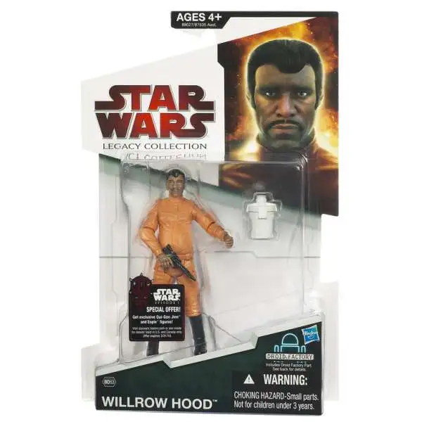 Star Wars The Empire Strikes Back 2009 Legacy Collection Droid Factory Willrow Hood Action Figure BD53