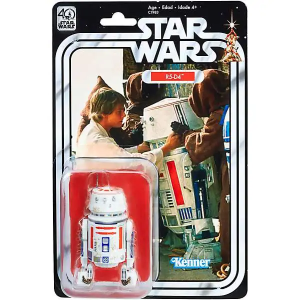 Star Wars A New Hope Black Series 40th Anniversary R5-D4 Exclusive Action Figure