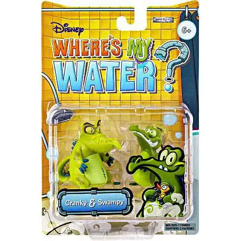 Where's My Water Cranky & Swampy 2-Inch Mini Figure 2-Pack