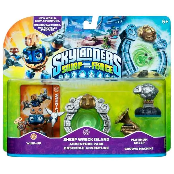Skylanders Swap Force Sheep Wreck Island Adventure Pack