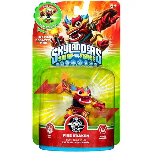 Skylanders Swap Force Swappable Fire Kraken Figure Pack