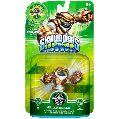 Skylanders Swap Force Swappable Grilla Drilla Figure Pack