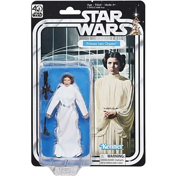 Star Wars Black Series 40th Anniversary Wave 1 Princess Leia Organa Action Figure