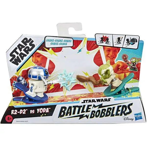Star Wars Battle Bobblers Yoda & R2-D2 Mini Figure 2-Pack
