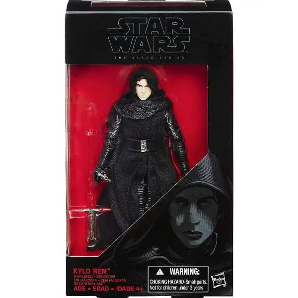 Star Wars The Force Awakens Black Series Kylo Ren Unmasked Action Figure