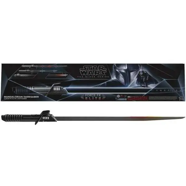 Star Wars The Mandalorian Black Series Darksaber Force FX Elite Electronic Lightsaber