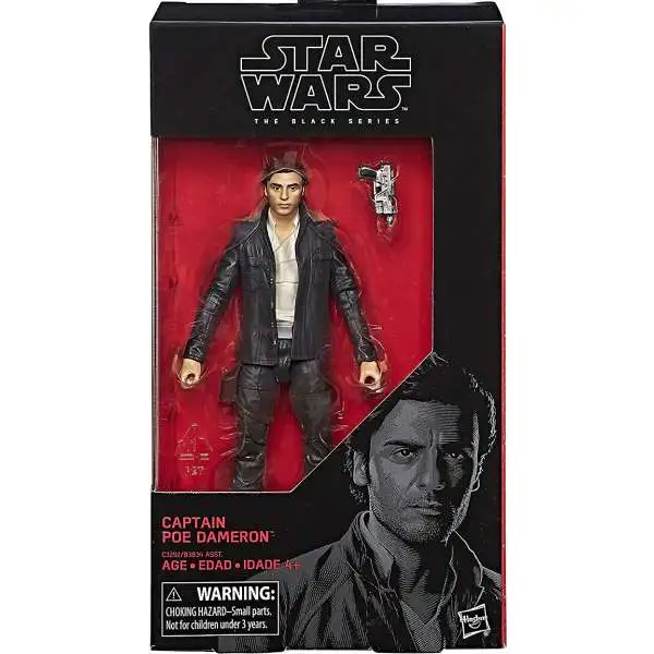 Star Wars The Last Jedi Black Series Wave 24 Captain Poe Dameron Action Figure