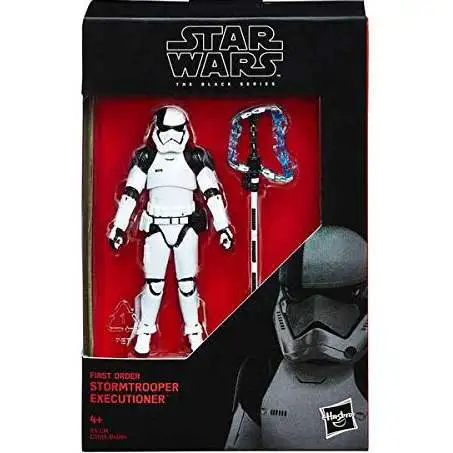 Star Wars The Last Jedi Black Series First Order Stormtrooper Executioner Action Figure [3.75"]