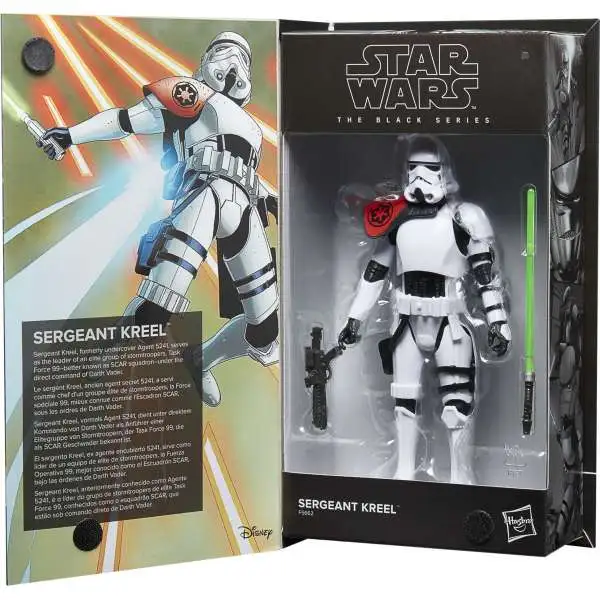 Star Wars Black Series Sergeant Kreel Action Figure [Comic Version] (Pre-Order ships May)