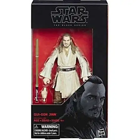Star Wars Phantom Menace Black Series Wave 22 Qui Gon Jinn Action Figure