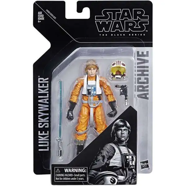 Star Wars A New Hope Black Series Archive Wave 1 Luke Skywalker Action Figure [Pilot]