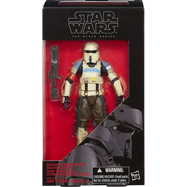 Star Wars Rogue One Black Series Scarif Stormtrooper Squad Leader Action Figure