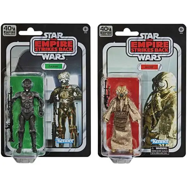 Star Wars The Empire Strikes Back Black Series 4-LOM & Zuckuss Exclusive Action Figure 2-Pack [40th Anniversary]