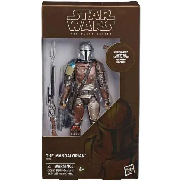 Star Wars The Rise of Skywalker Black Series The Mandalorian Exclusive Action Figure [Carbonized Graphite, Metallic]