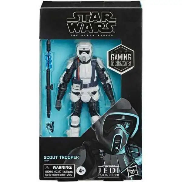 Star Wars Jedi: Fallen Order Black Series Scout Trooper Exclusive Action Figure [Gaming Greats, Damaged Package]