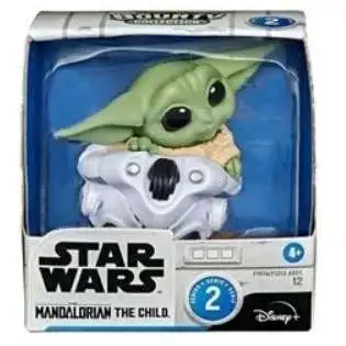 Star Wars The Mandalorian Bounty Collection The Child (Baby Yoda / Grogu) Action Figure #12 [Helmet Hide]