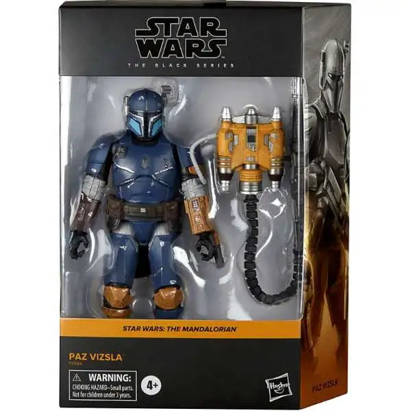 Star Wars The Mandalorian Black Series Paz Vizsla Deluxe Action Figure [Damaged Package]