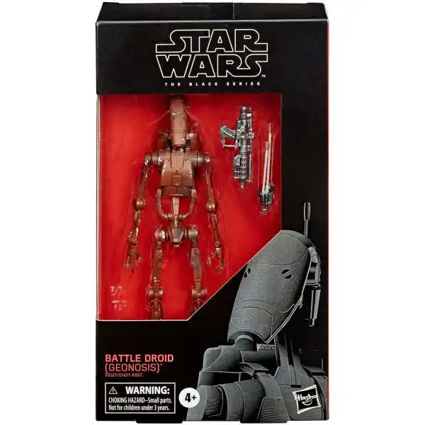 Star Wars Attack of the Clones Black Series Wave 4 Battle Droid Action Figure [2020 Version, Damaged Package]