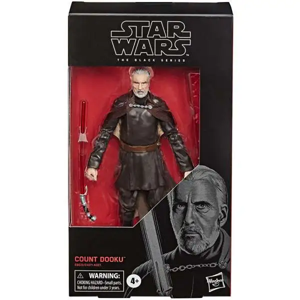 Star Wars Attack of the Clones Black Series Count Dooku Action Figure [2020 Version]