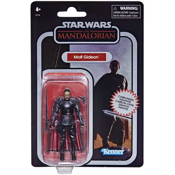 Star Wars The Mandalorian Vintage Collection Moff Gideon Action Figure [Carbonized]