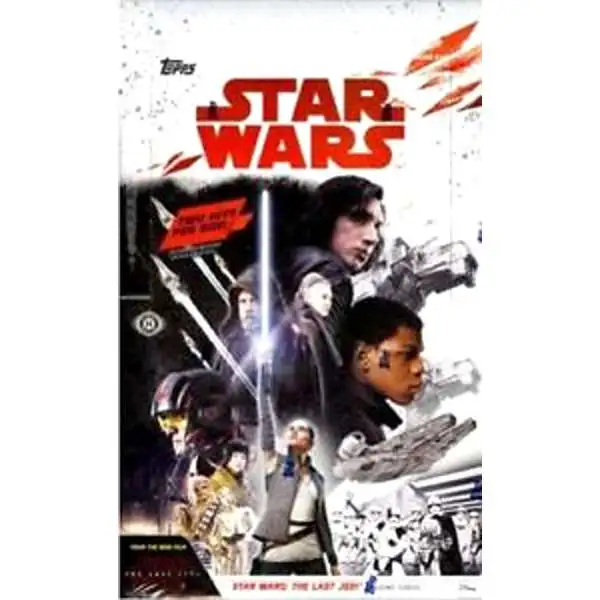 Star Wars Topps Episode VIII The Last Jedi Trading Card HOBBY Box [10 Packs]
