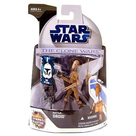 Star Wars Clone Wars 2008 Battle Droid Action Figure #7 [First Day of Issue]