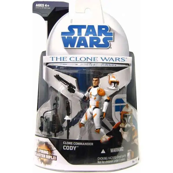 Star Wars Clone Wars 2008 Clone Commander Cody Action Figure #10 [Damaged Package]