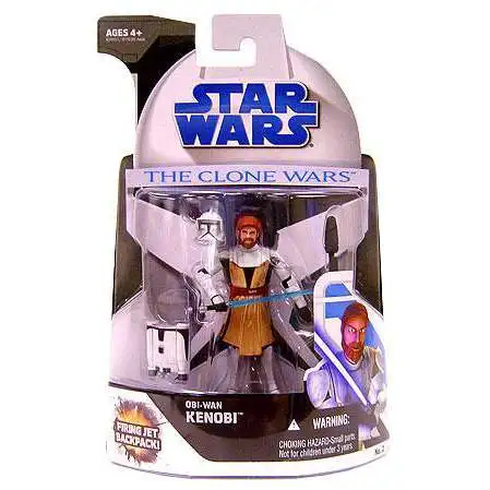 Star Wars Clone Wars 2008 Obi-Wan Kenobi Action Figure #2
