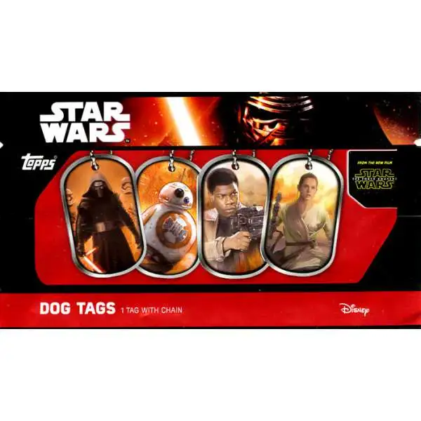 Star Wars Topps The Force Awakens Dog Tags Mystery Pack