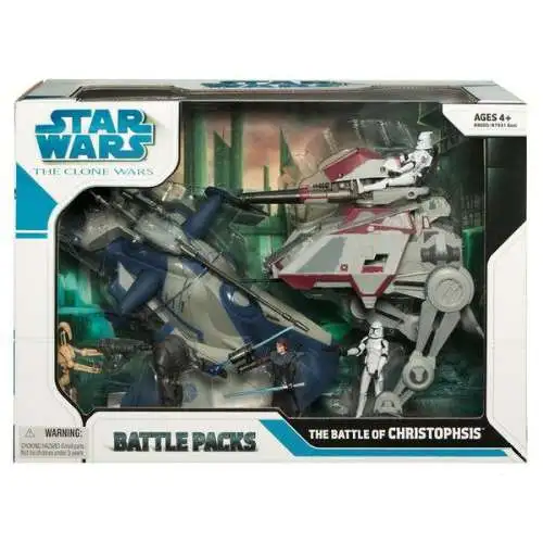 Star Wars Clone Wars Battle Packs 2008 Battle of Christophsis Exclusive Action Figure Set