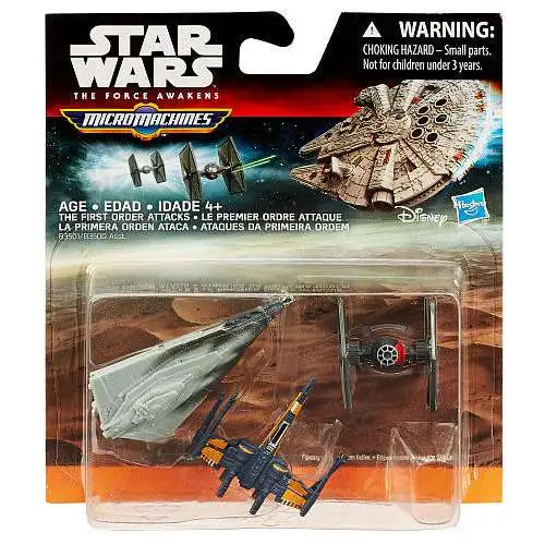 Star Wars The Force Awakens Micro Machines The First Order Attacks Vehicle 3-Pack