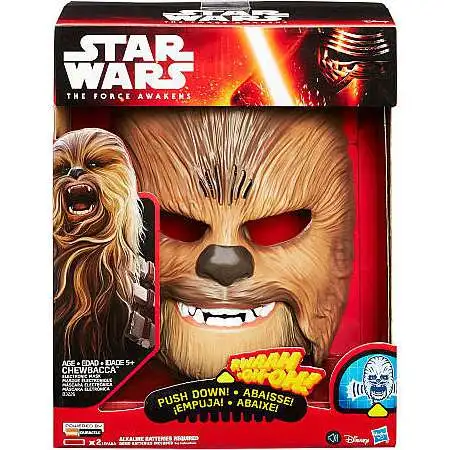 Star Wars The Force Awakens Chewbacca Electronic Mask Roleplay Toy