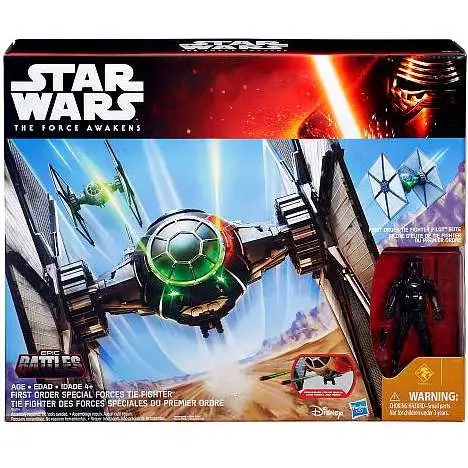 Star Wars The Force Awakens Epic Battles Special Forces TIE Fighter Exclusive 3.75-Inch Vehicle [Desert Damage]