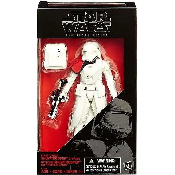 Star Wars The Force Awakens Black Series First Order Snowtrooper Officer Exclusive Action Figure [Pauldron]
