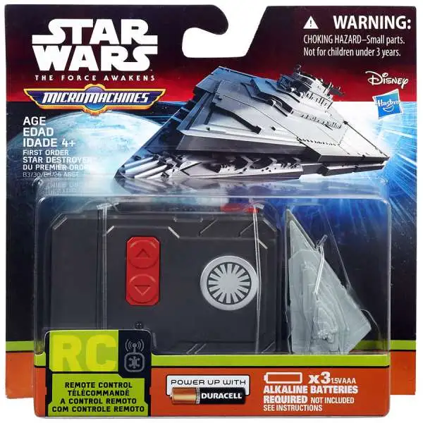 Star Wars The Force Awakens Micro Machines First Order Star Destroyer R/C Vehicle