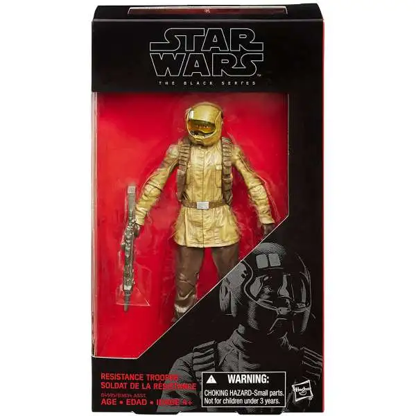 Star Wars The Force Awakens Black Series Resistance Trooper Action Figure