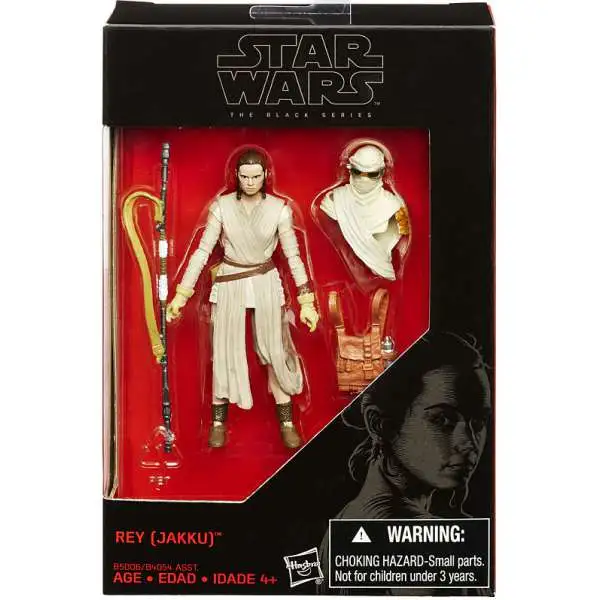 Star Wars The Force Awakens Black Series Rey (Jakku) Exclusive Action Figure