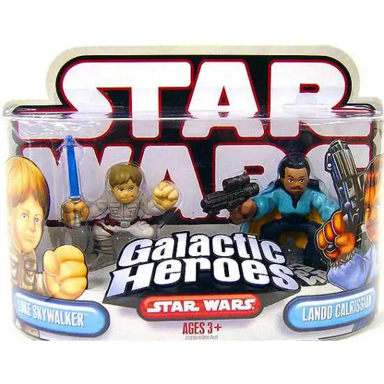 Star Wars The Empire Strikes Back Galactic Heroes 2007 Luke Skywalker & Lando Calrissian Mini Figure